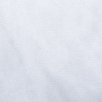 Трикотажное полотно Тюль Кристалл, 100% полиэфир, 16-01/белый, 15гр/м2, шир.160см. - купить в Великих Луках. Цена 129.70 руб.