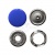 Кнопка рубашечная (закрытая) 9,5мм - эмаль, цв.168 - голубой - купить в Великих Луках. Цена: 4.77 руб.