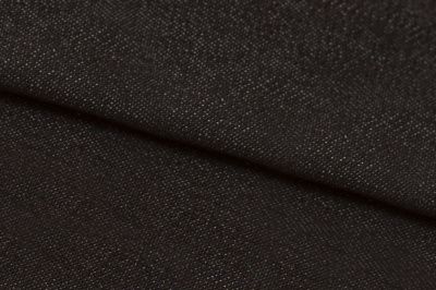 Ткань джинсовая №96, 160 гр/м2, шир.148см, цвет чёрный - купить в Великих Луках. Цена 350.42 руб.