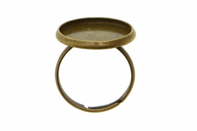 Заготовка для рукоделия металлическая фигурная для кольца 15мм - купить в Великих Луках. Цена: 7.44 руб.