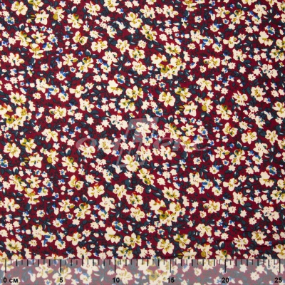 Плательная ткань "Софи" 5.1, 75 гр/м2, шир.150 см, принт растительный - купить в Великих Луках. Цена 243.96 руб.