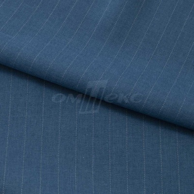 Костюмная ткань "Жаклин", 188 гр/м2, шир. 150 см, цвет серо-голубой - купить в Великих Луках. Цена 430.84 руб.