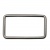 Рамка металлическая прямоугольная, 40 х 15 мм- тём.никель - купить в Великих Луках. Цена: 4.60 руб.