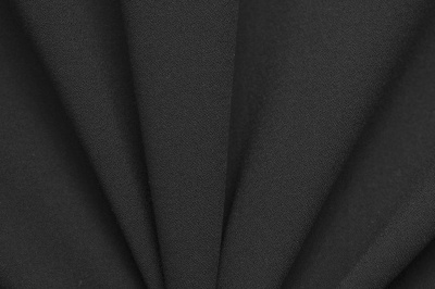 Костюмная ткань с вискозой "Бриджит", 210 гр/м2, шир.150см, цвет чёрный - купить в Великих Луках. Цена 564.96 руб.