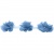 Тесьма плетеная "Рюш", упак. 9,14 м, цвет голубой - купить в Великих Луках. Цена: 45.87 руб.