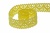 Тесьма кружевная 0621-1059, шир. 20 мм/уп. 20+/-1 м, цвет 017-жёлтый - купить в Великих Луках. Цена: 507.67 руб.