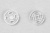 Кнопки пришивные пластиковые 11,5 мм, блистер 24шт, цв.-прозрачные - купить в Великих Луках. Цена: 59.44 руб.