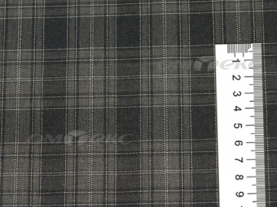Ткань костюмная клетка 25235 2004, 185 гр/м2, шир.150см, цвет серый/бел - купить в Великих Луках. Цена 