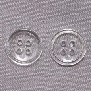 Пуговицы 17 мм (4 пр) цв прозрачный